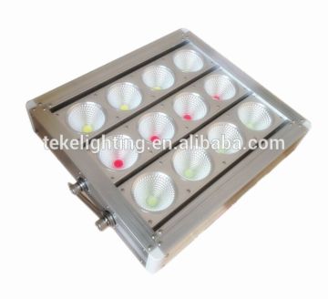 Black housing 3colors in one chip 500W dmx rgb outdoor led flood light