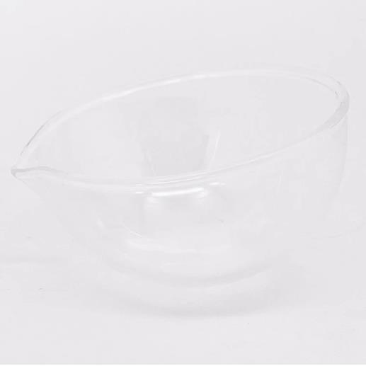 Стеклянная круглая нижняя часть низкой испаряющейся посуды 60 мм