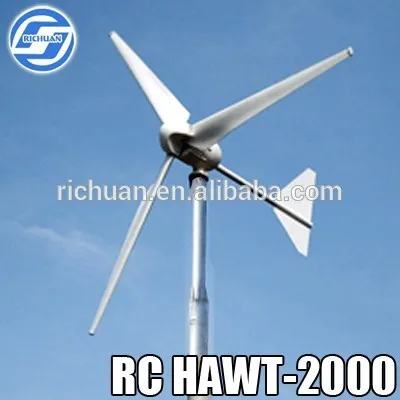 new horizontal wind generator china wind horizontal turbine 2kw