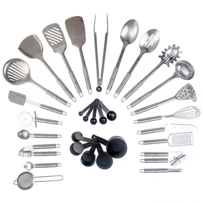 Stainless Steel Kitchen Tools and Kitchenware Sets - Freely Combined
