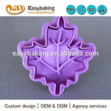 wholesale maple leaf plastic cookie cutter custom cookie cutter