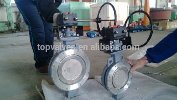 High-performance butterfly valve used for oil