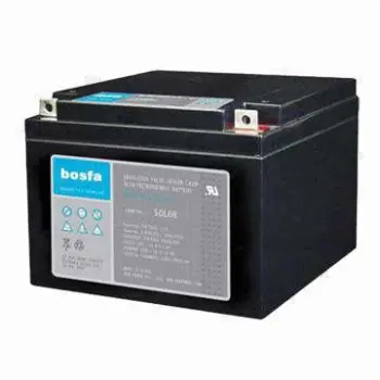 12V/24Ah rechargeable battery/solar system