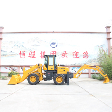 Compact 4x4 Tractor with Loader and Backhoe - HW Brand