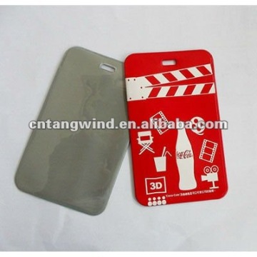 soft pvc plastic luggage tag