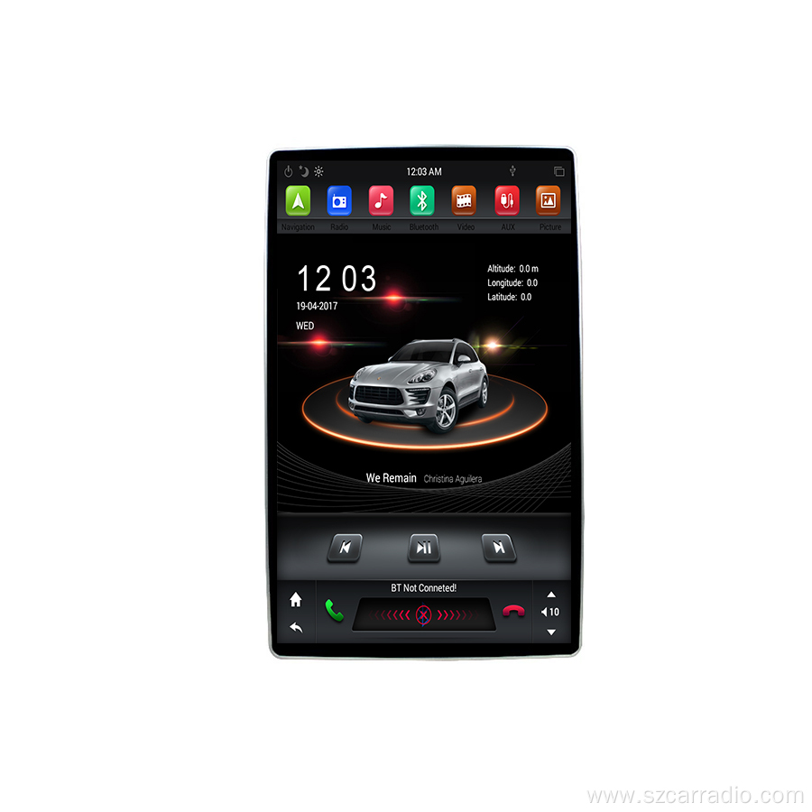 Android 8.1 car audio for 12.8" universal model