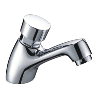 time delay basin faucet