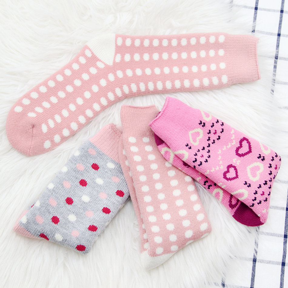 Custom Ladies Plush Cotton Socks