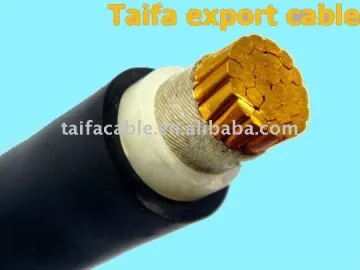 single copper core XLPE insulated PVC sheathed cable