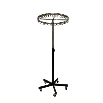 Cintos de metal de altura ajustável exibem suporte de guarda -chuva de rack