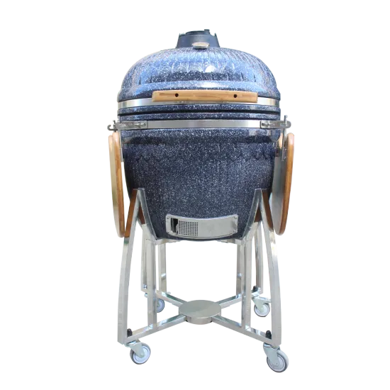 Auplex High Quality Ceramic Kamado 23.5 inch Charcoal Kamado Grill BBQ