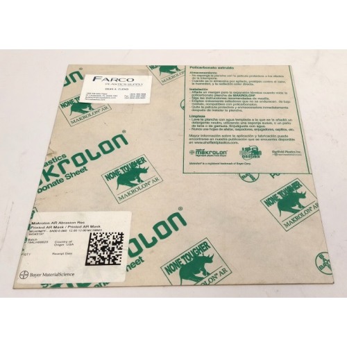 Makrolon®AR Abrasion-resistant solid polycarbonate sheet