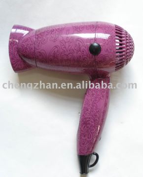 beautiful pattern Foldable hair dryer