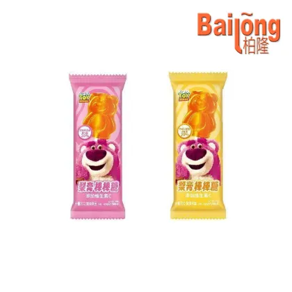 Strawberry Bear Pear Cream Lollipop