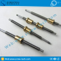 High quality rolled lead screw with round nut