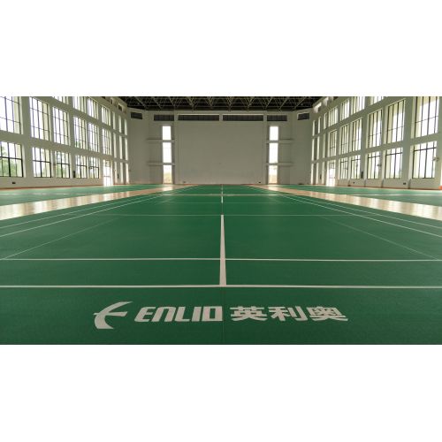 Indoor Badminton Sport Flooring für Event Level Kristall Sand Textur BWF zugelassen