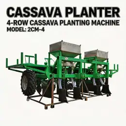 2CM-4 4-Row cassava planter tapioca seeder