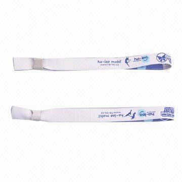 Custom Woven Wristbands for Events with Silk-screen Printing