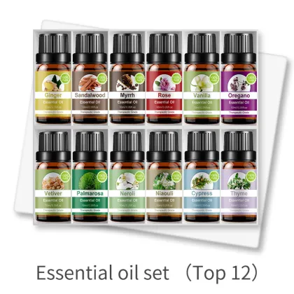 OEM 6pcs Massage Aromatherapy Essential Oils Set - Pure Plant Ingredients