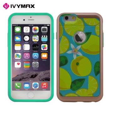 TPU case custom printed design hybrid 2 in 1 case for iphone 6s 4.7