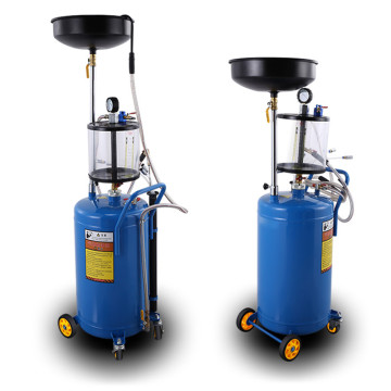 80L Mobile Waste Oil Drainer Tank - Vehicle Repair Tool for Garages and Workshops