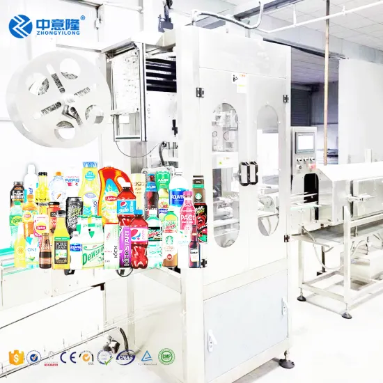 Automatic PVC Shrink Sleeve Labeling Machine for Beverage Packaging