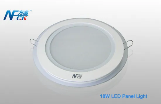 Aluminum 18w Ac 120v 1200lm Recessed Led Panel Lights , ￠200mm * 40mm