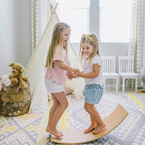 Eastommy hot selling toys wooden balanced Board for kids