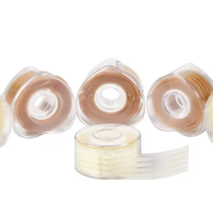 600-Piece Roll of Natural Invisible Double Eyelid Tape Stickers for Eyelash Extension