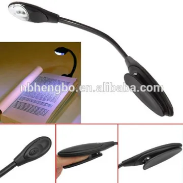 Hot Mini LED Clip On Adjustable Book Reading Light Super Bright For Kindle Touch