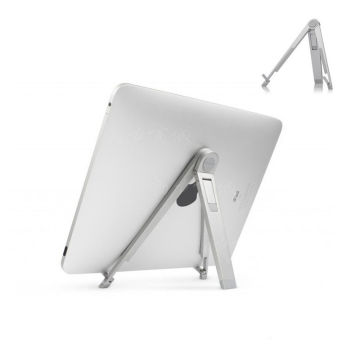 White / Black Zinc Alloy Flexible Ipad Tablet Display Tripod Mount For 7.1 Inch Tablet Pc