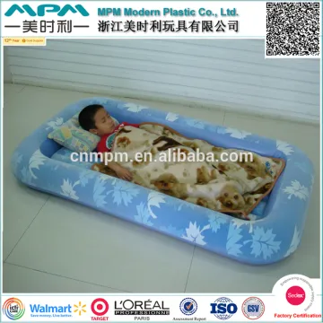 soft flocking baby inflatable bed, inflatable baby bed