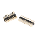 Pin spacing 2.54mm double row 90 degrees