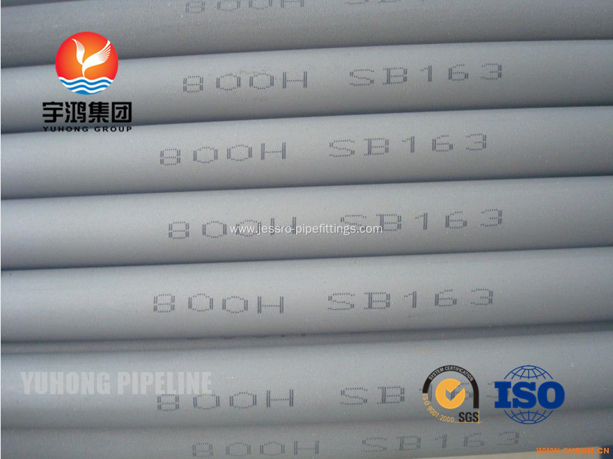 Durable ASME SB514 Incoloy Pipe DIN 17459 1.4876