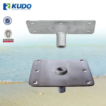 7''x7'' Pedestal Deck Plate Boat Seat Base