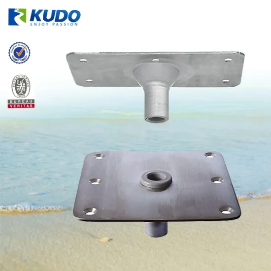 7''x7'' Pedestal Deck Plate Boat Seat Base