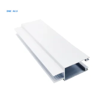 Jamaica perfiles de aluminio custom extruded powder coating white  aluminum profiles for windows