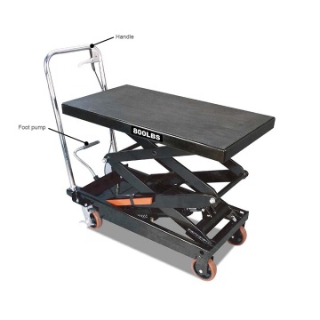 Best Price UE-TP04001 Manufacturer Hydraulic Table Lift Cart for Material Handling (400KG)