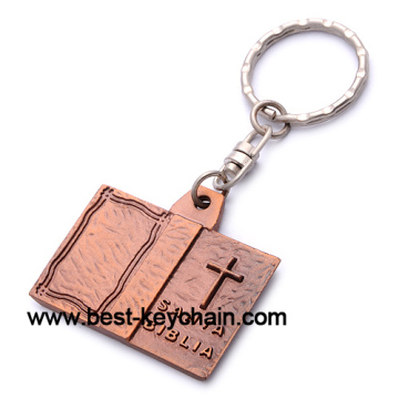 Souvenir Metal Book Shape Metal Religious Keychain (BK52937)