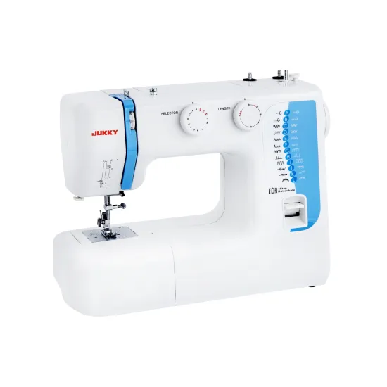 JK6624 Household Multi-Function 24-Stitch Sewing Machine with Chain Stitch Formation and Built-In Light