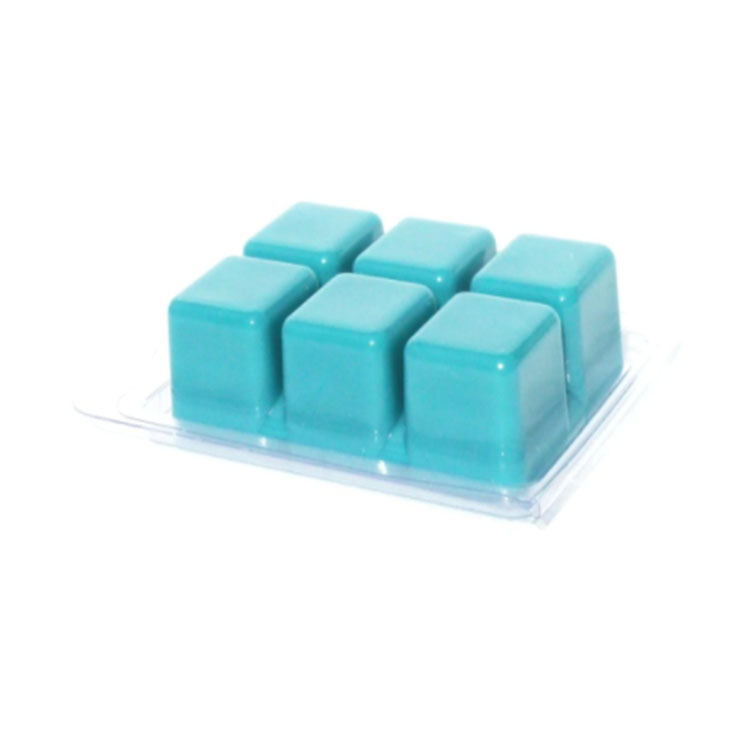 Custom 6 compartment wax melt clamshell packaging