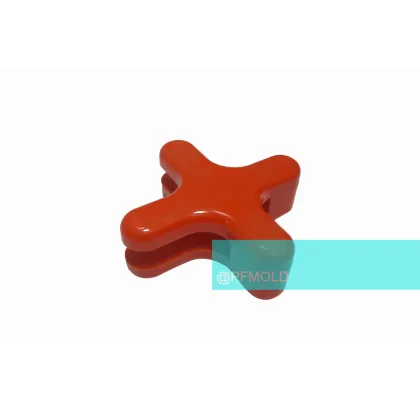 Cross shape toy accessories injection mould