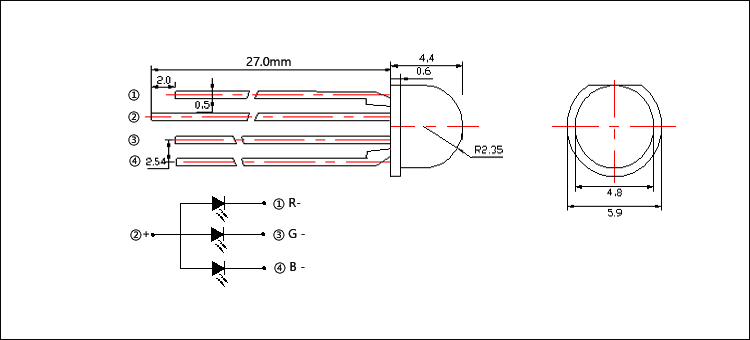 5mm RGB LED