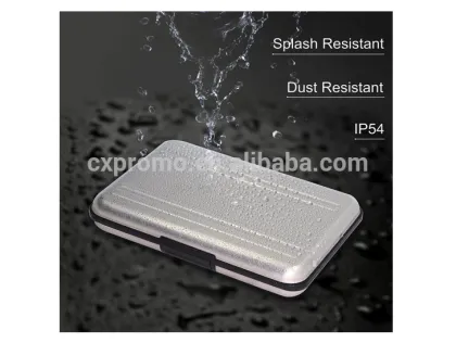 Best Selling Aluminum Memory Card storage Sd Card Case for SD card and Micro Sd