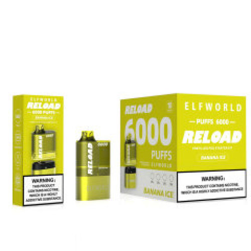 Elf World Reload 6000 키트 일회용 vape 전자 담배 도매