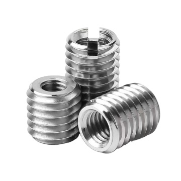 High Quality 304 Stainless Steel Screw Thread Sheath Factory Direct Inner Outer Teeth Nuts Galvanized Zinc Plated Mining-GB