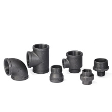 Sturdy Black Galvanized Pipe Connectors