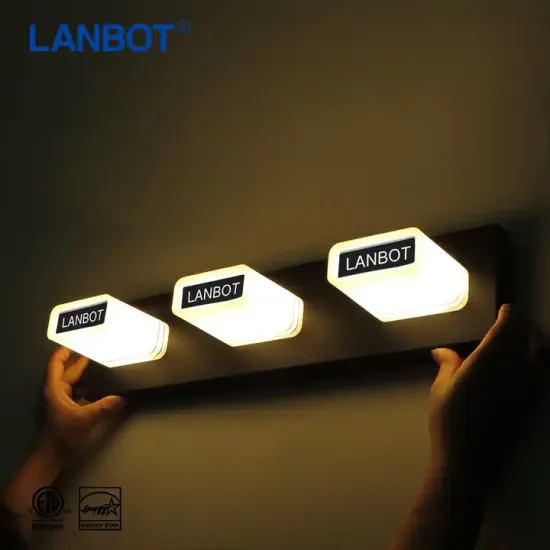 Modern 3-Light 24-inch Matte Black Acrylic Bathroom Vanity Wall Lighting Fixtures