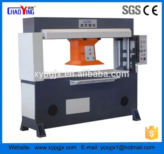 Full-automatic moving head feeding material cutting press machine/fabric cutting machine
