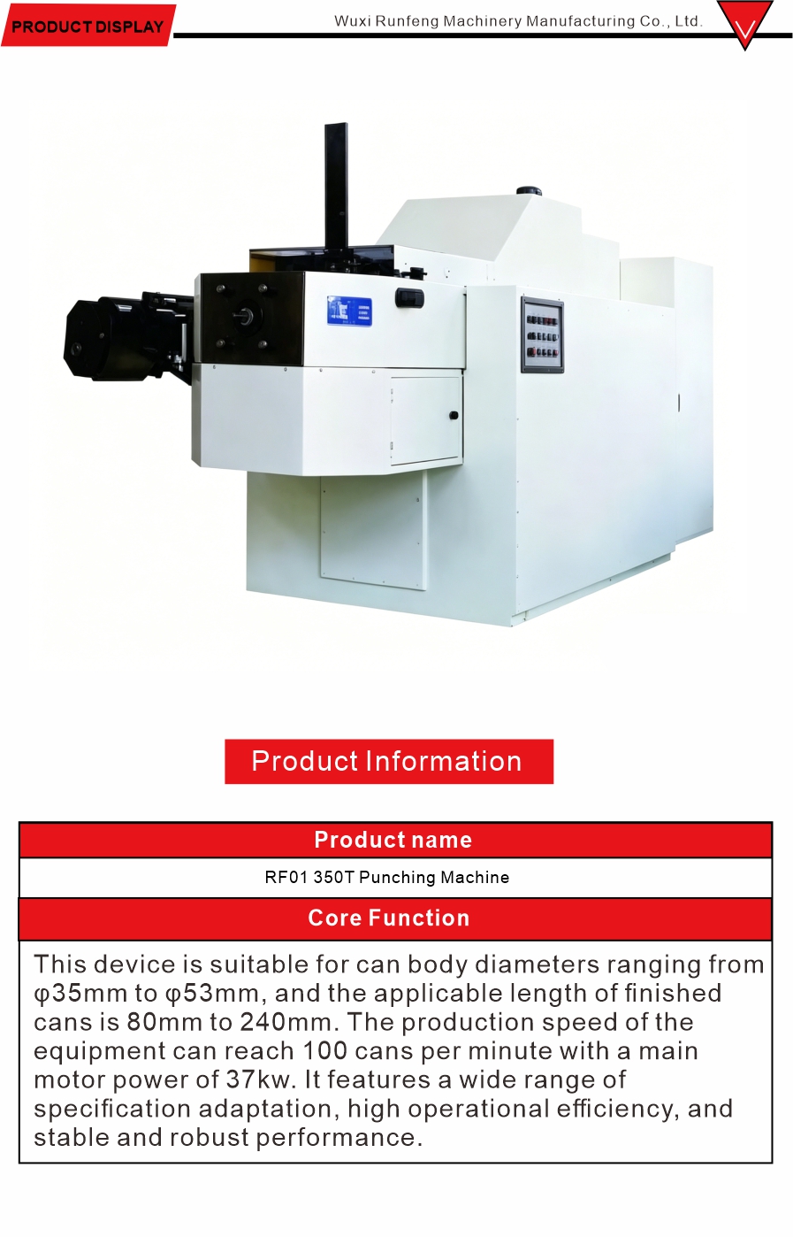 High Precision Stamping Machine